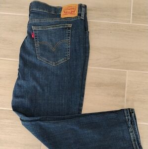 Levi's Boyfriend Jeans Size 33 Dark Blue